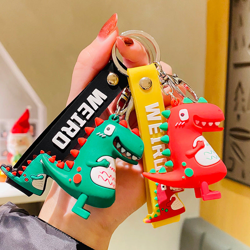 Cartoon Dinosaur Cute Toy Bag Package Pendant Creative Car Key Ring Couple Exquisite Internet Celebrity Small Gift