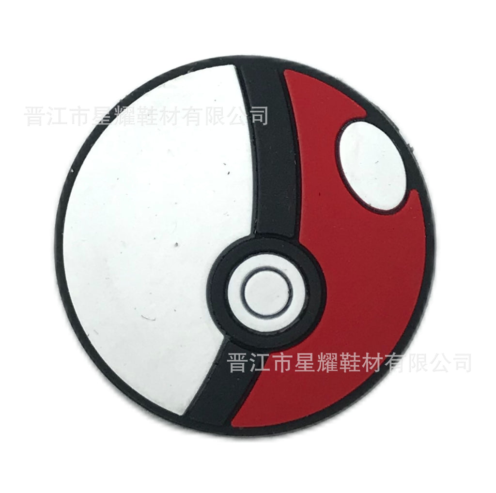 Pokémon PVC Soft Rubber Hole Shoes Decorative Buckle Hole Shoes Shoe Ornament Shoe Buckle Accessories