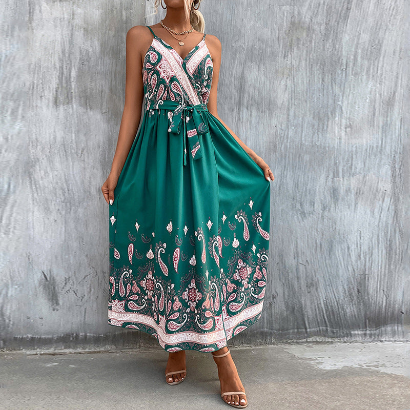 Women's Sling Bohemian Dress