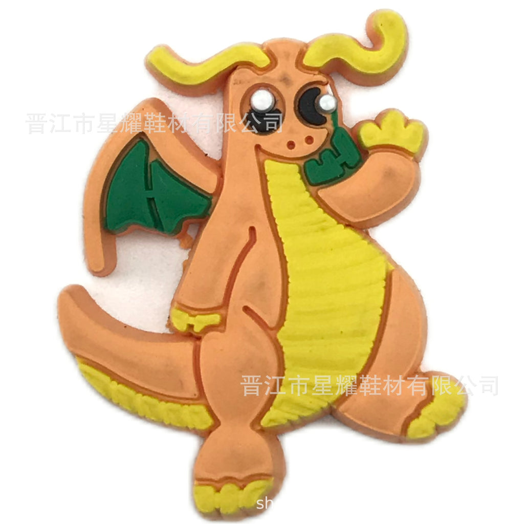 Pokémon PVC Soft Rubber Hole Shoes Decorative Buckle Hole Shoes Shoe Ornament Shoe Buckle Accessories