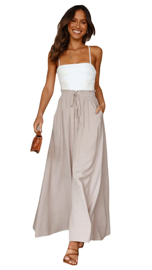 Casual Wide Leg Loose Casual Fashionable Trousers Women