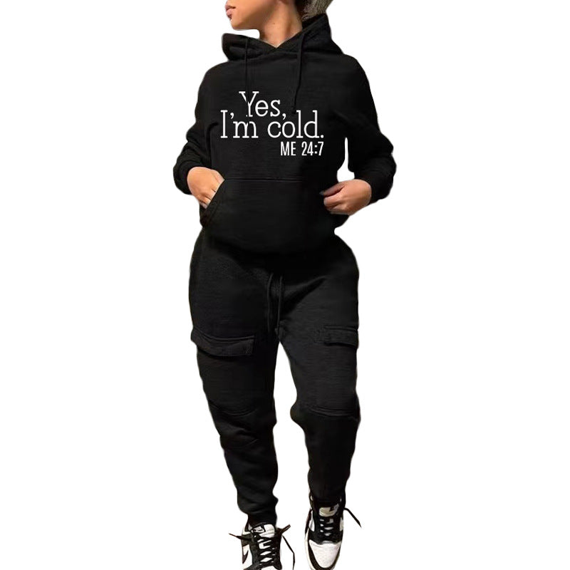 Bestseller Fashion Casual Sweater Two-Piece Sports Suit