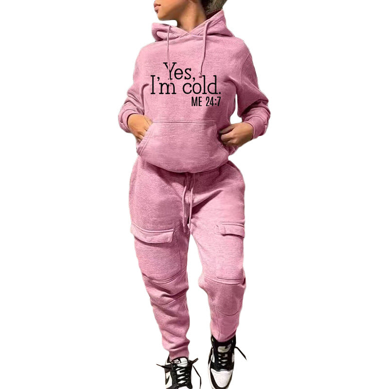 Bestseller Fashion Casual Sweater Two-Piece Sports Suit