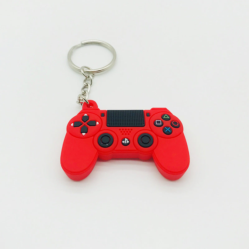 Camouflage PS4 Gamepad Keychain Handheld Game Console Charm Nostalgic Joystick Car Key Pendant