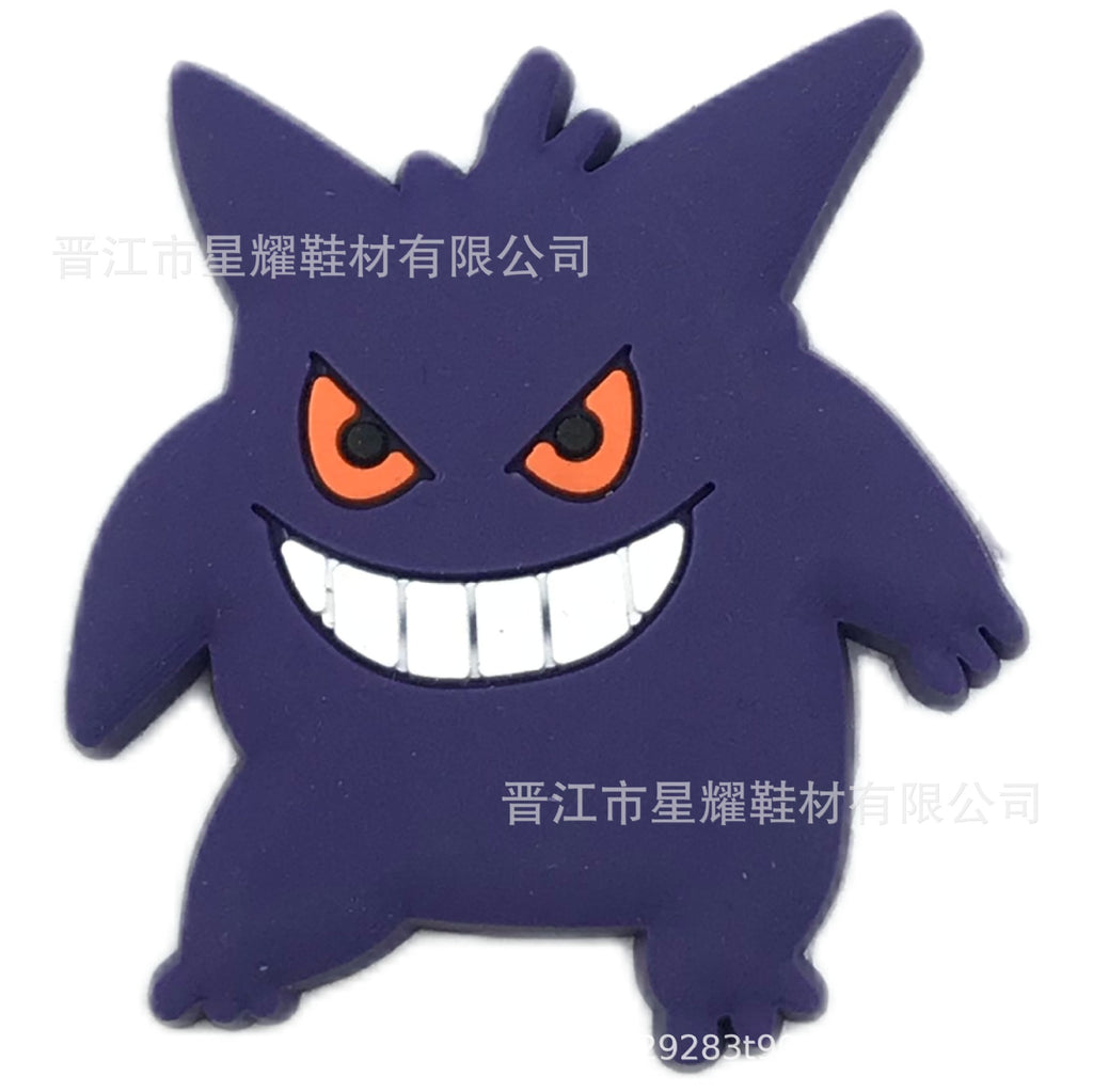 Pokémon PVC Soft Rubber Hole Shoes Decorative Buckle Hole Shoes Shoe Ornament Shoe Buckle Accessories