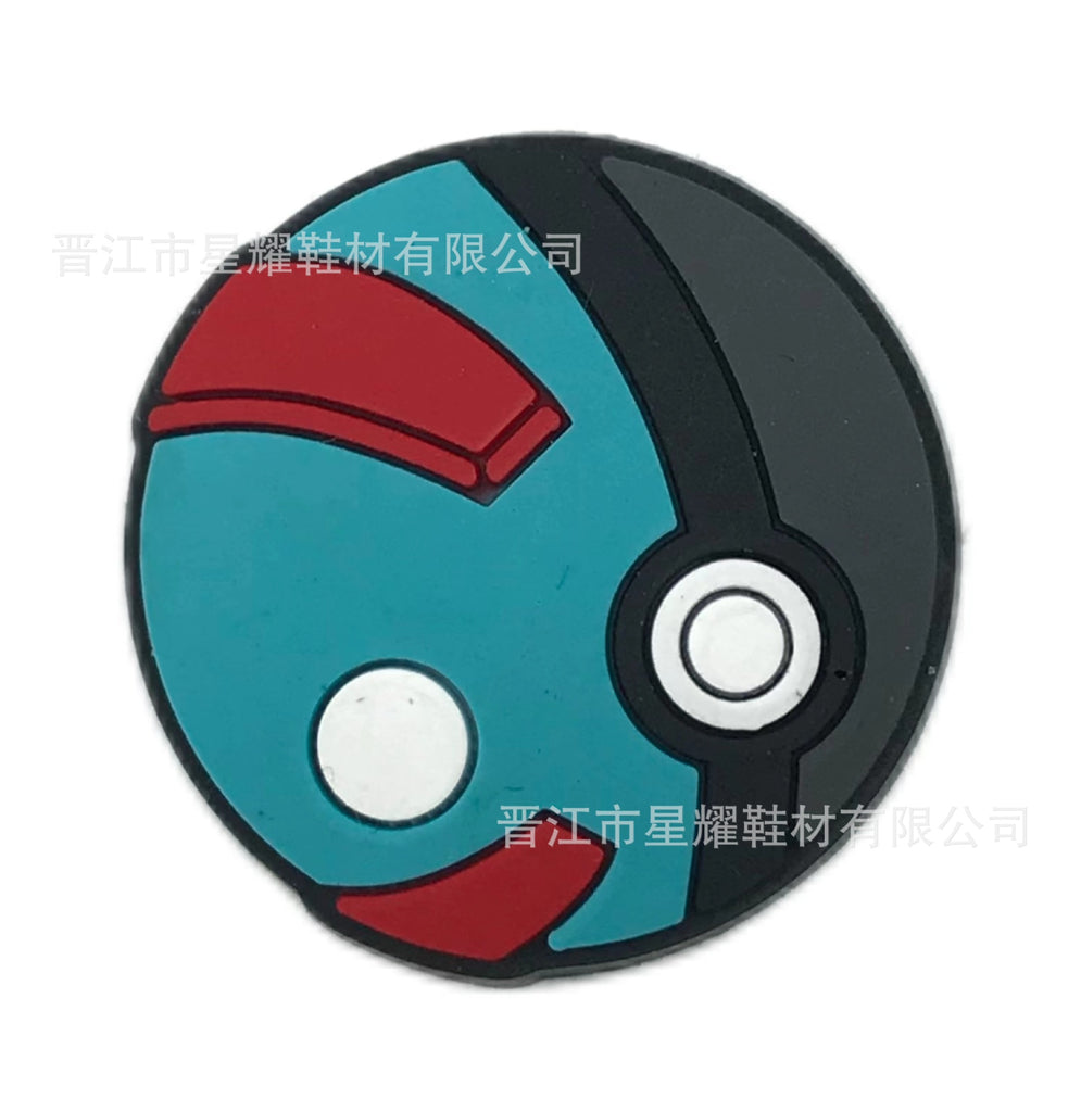 Pokémon PVC Soft Rubber Hole Shoes Decorative Buckle Hole Shoes Shoe Ornament Shoe Buckle Accessories