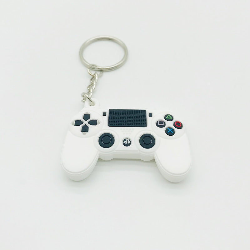 Camouflage PS4 Gamepad Keychain Handheld Game Console Charm Nostalgic Joystick Car Key Pendant