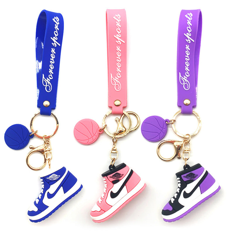 Fashion Fashion Brand AJ Shoes Keychain Personalized Three-Dimensional Simulation Sneakers Model Pendant Gift Car Backpack Hanging Ornament