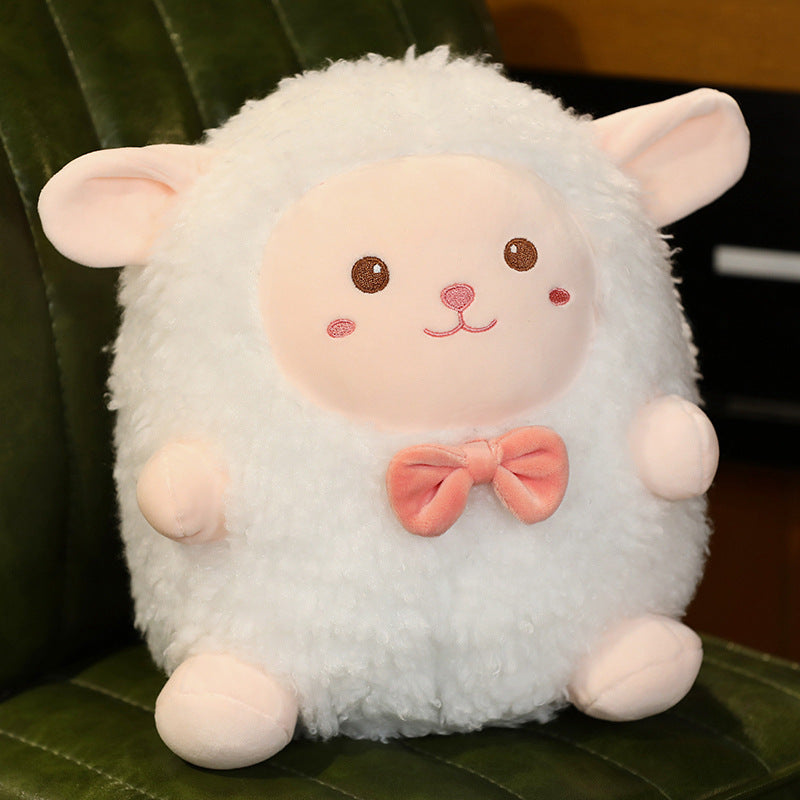 Creative Lamb Doll Plush Toys Ball Alpaca Children Cute Pillow Logo Girls' Gifts