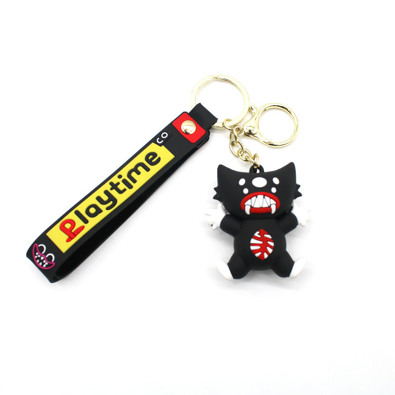 Poppy Playtime Bobbi Keychain Black Spider Key Chain Bobbi's Playtime Small Pendant