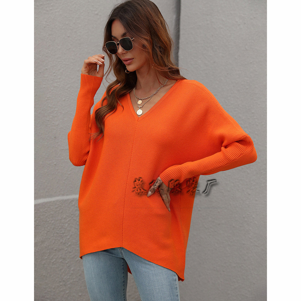 Commuter Solid Color Sweater Women's Knitwear Women's Fashion Top Sweater for Women