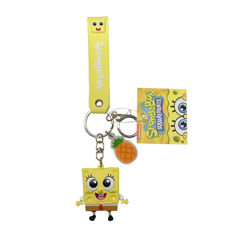 Cartoon Cartoon SpongeBob Pie Star Doll Lovely Bag IP Authorization Pendant Keychain