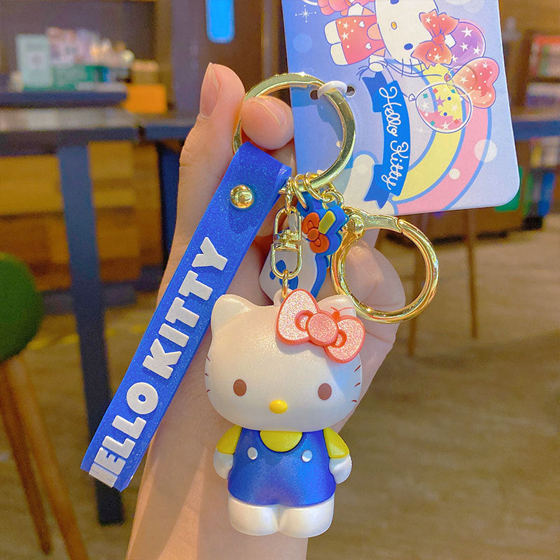 Cartoon Sanrio Big Ear Dog Keychain Pendant Creative Cute Car Key Chain Ornament Gifts