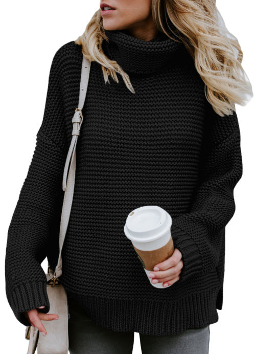 Women's Turtleneck Sweater Amazon Oversized Pullover