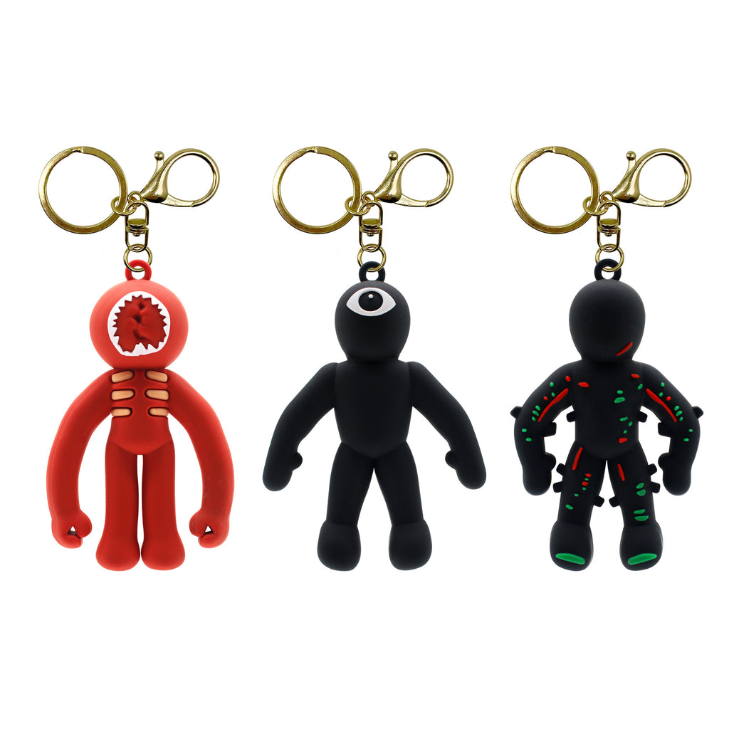 Doors Roblox Figure Escape from the Gate Epoxy Doll Keychain in the Door Panic Pendant