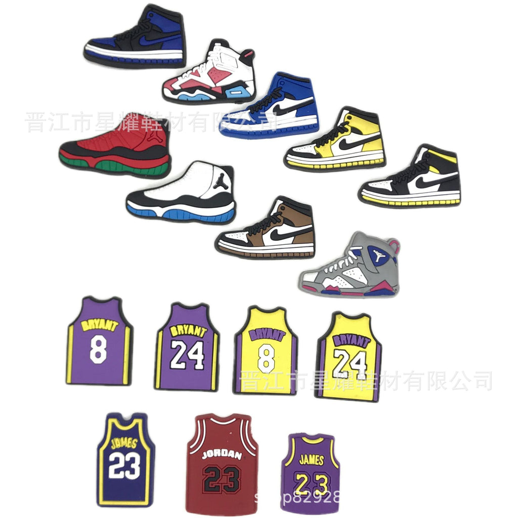 Basketball Shoes Series Basketball Shoes Ornament Hole Shoe Ornament Eva Sandals Zhibixing Shoe Ornament