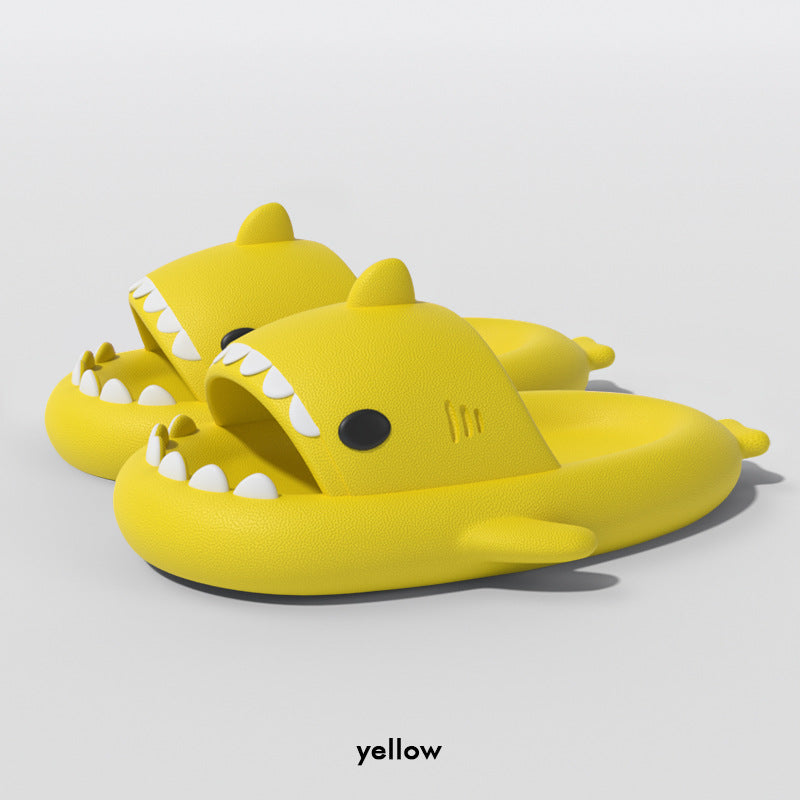Gradient Shark Slippers for Women Cute Summer Indoor Home Home Bath Non-Slip Couple Outdoor Sandals for Men