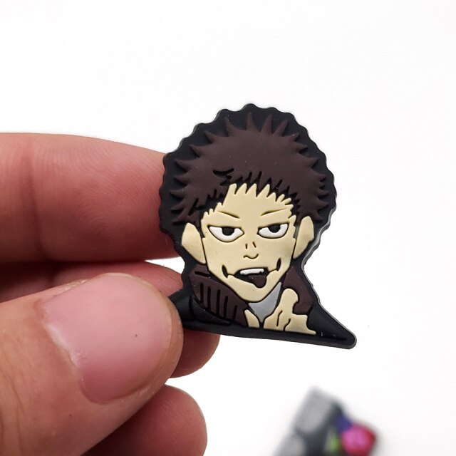 1pc Jujutsu Kaisen Shoe Charms Anime DIY Shoe Decoration Buckle Fit For Croc Clogs Sandals Accessories Friends Parts Gitfs