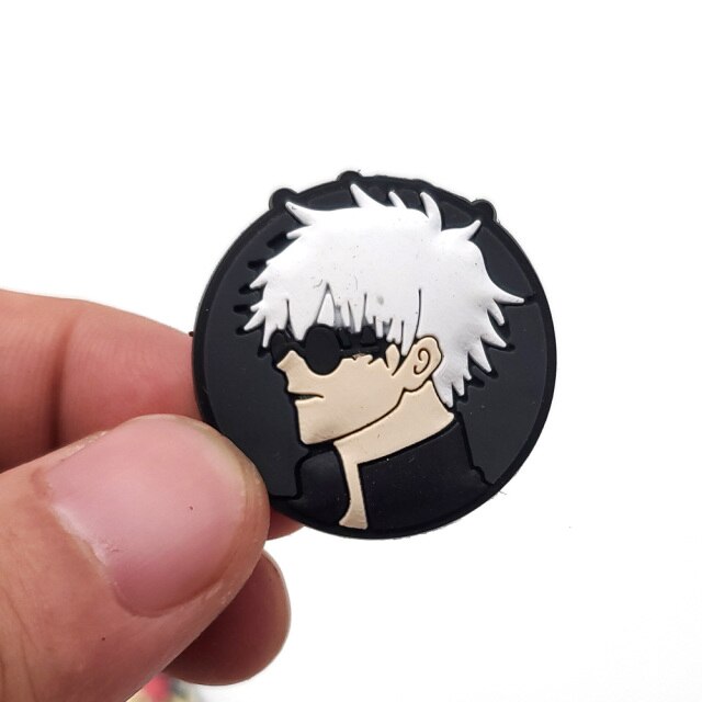 1pc Jujutsu Kaisen Shoe Charms Anime DIY Shoe Decoration Buckle Fit For Croc Clogs Sandals Accessories Friends Parts Gitfs