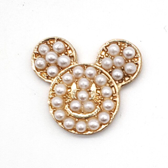 Hot 1pcs Metal jewelry Style Shoe Charms Pearl Crown Shoe Aceessories Decorations Fit women’s croc Clogs Buckle girls Gifts jibz