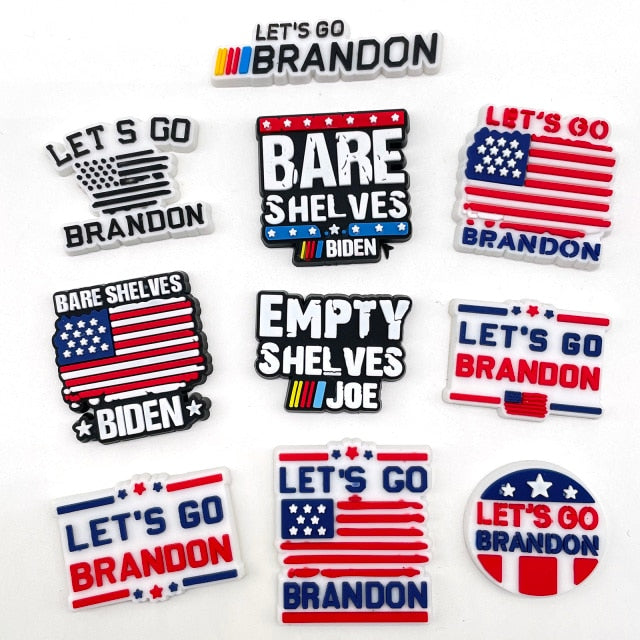 Hot 1pcs jibz national flag Style Shoe Charms Funny DIY Shoe Aceessories Fit croc Sandals Buckle PVC Decorate Unisex adult Gifts