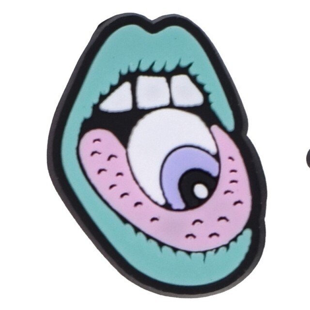 Hot 1pcs Cartoon PVC Shoe Charms Roller skating DIY Shoe Aceessories Fit croc Clogs PVC Decorations adult Kids X-mas Gifts jibz
