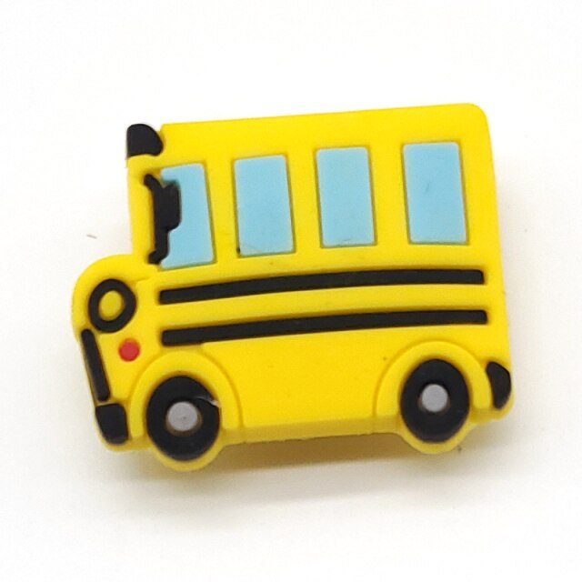 Hot 1pcs Cartoon transport PVC Shoe Charms Car/aircraft/ship Shoe Aceessories Decorations jibz Fit croc Clogs kids X-mas Gifts