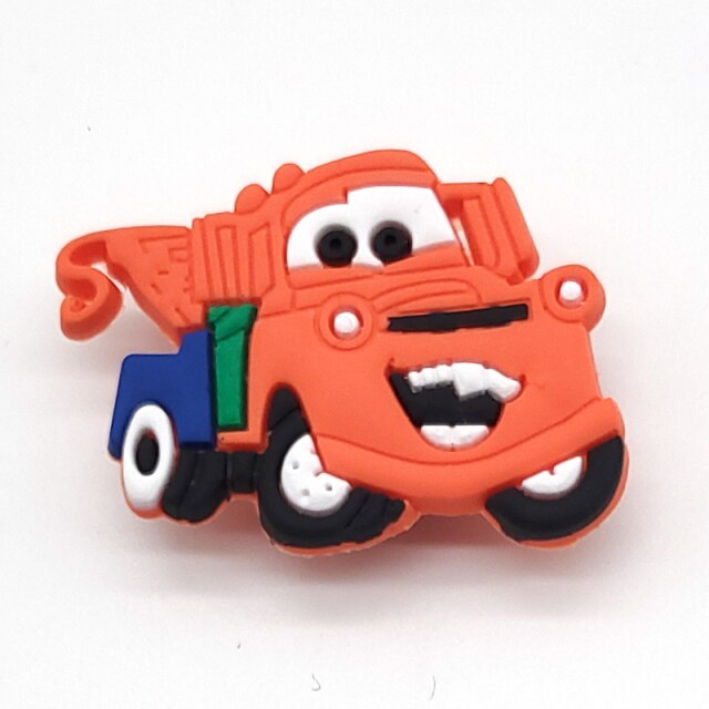 Hot 1pcs Cartoon transport PVC Shoe Charms Car/aircraft/ship Shoe Aceessories Decorations jibz Fit croc Clogs kids X-mas Gifts