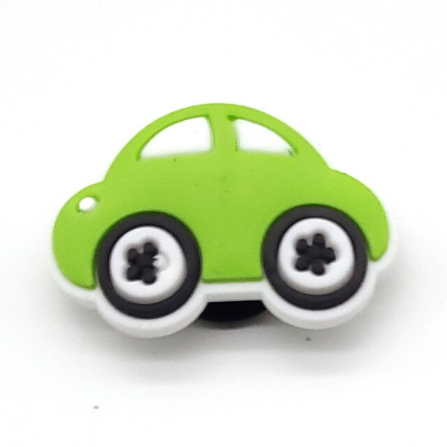 Hot 1pcs Cartoon transport PVC Shoe Charms Car/aircraft/ship Shoe Aceessories Decorations jibz Fit croc Clogs kids X-mas Gifts