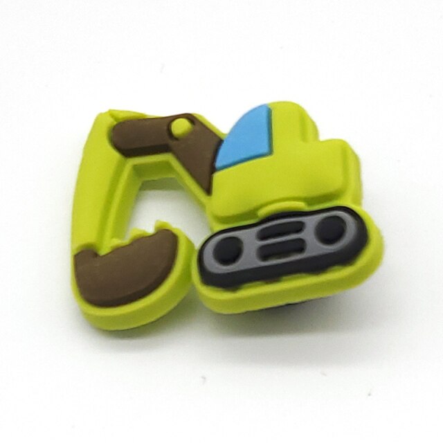 Hot 1pcs Cartoon transport PVC Shoe Charms Car/aircraft/ship Shoe Aceessories Decorations jibz Fit croc Clogs kids X-mas Gifts
