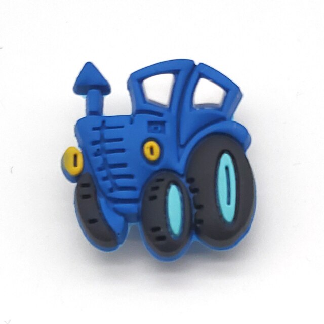 Hot 1pcs Cartoon transport PVC Shoe Charms Car/aircraft/ship Shoe Aceessories Decorations jibz Fit croc Clogs kids X-mas Gifts