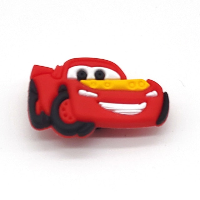 Hot 1pcs Cartoon transport PVC Shoe Charms Car/aircraft/ship Shoe Aceessories Decorations jibz Fit croc Clogs kids X-mas Gifts