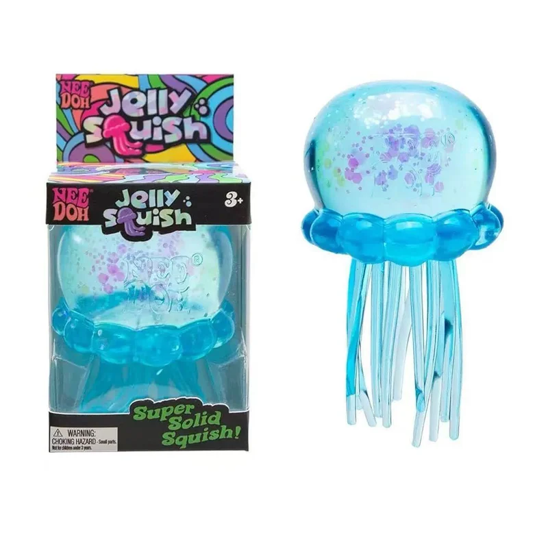 Jellyfish Maltose Fluid Gel Sensory Squeeze Toy (3 Colors)
