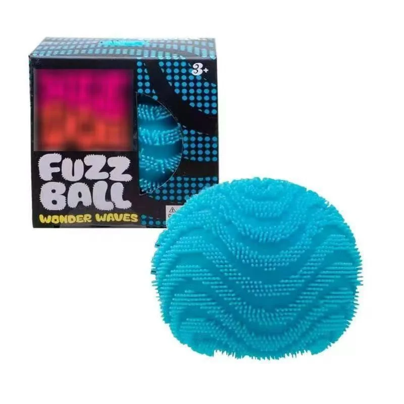 Ripple Wave Textured Acupressure Sensory Stress Ball (5 Colors)