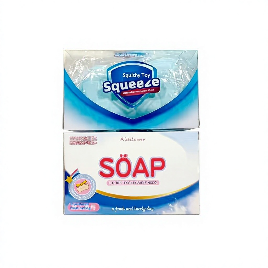 Sanqi Elan® Creative Simulation Soap Anxiety Relief Stress-Relief Toy Soft Slow-Rebound Model Prop Plastic PU Individually Packaged Gift