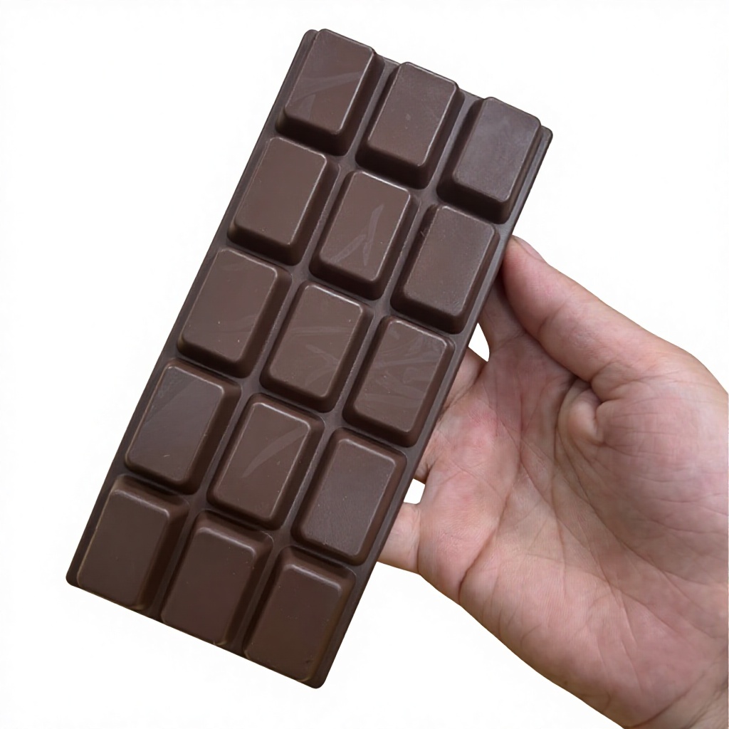 Sanqi Elan® Soft Moist Slow-Rebound Chocolate-Shaped Stress-Relief Squeeze Toy-PU Material Individually Packaged for Boys & Girls Wholesale