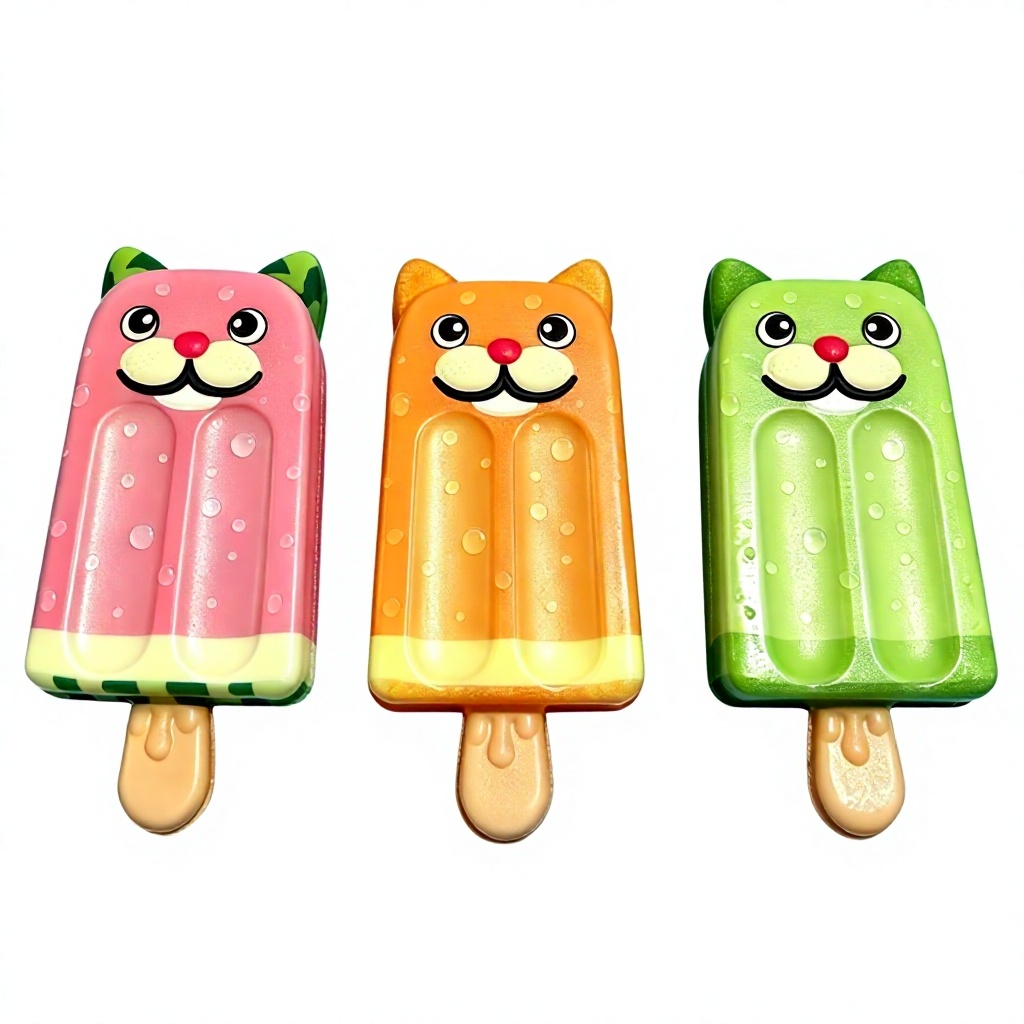 Sanqi Elan® PU Slow-rebound New-color Popsicle Squishy Realistic Food-themed Squeeze Toy Stress Relief Venting China-ready Stock Wholesale
