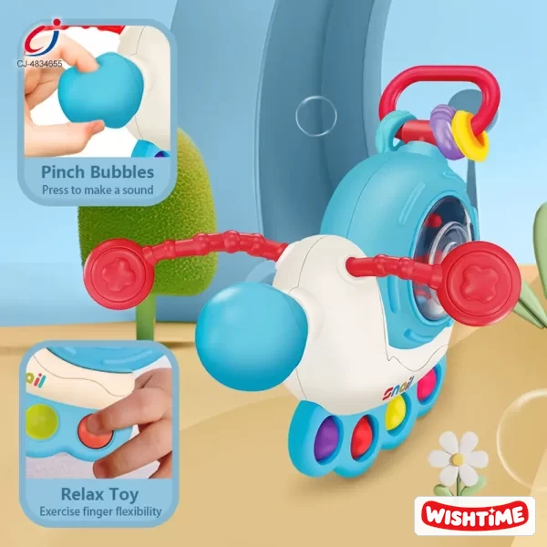 Snail Sensory Toys, Round-Edge Design – Baby Development Toys