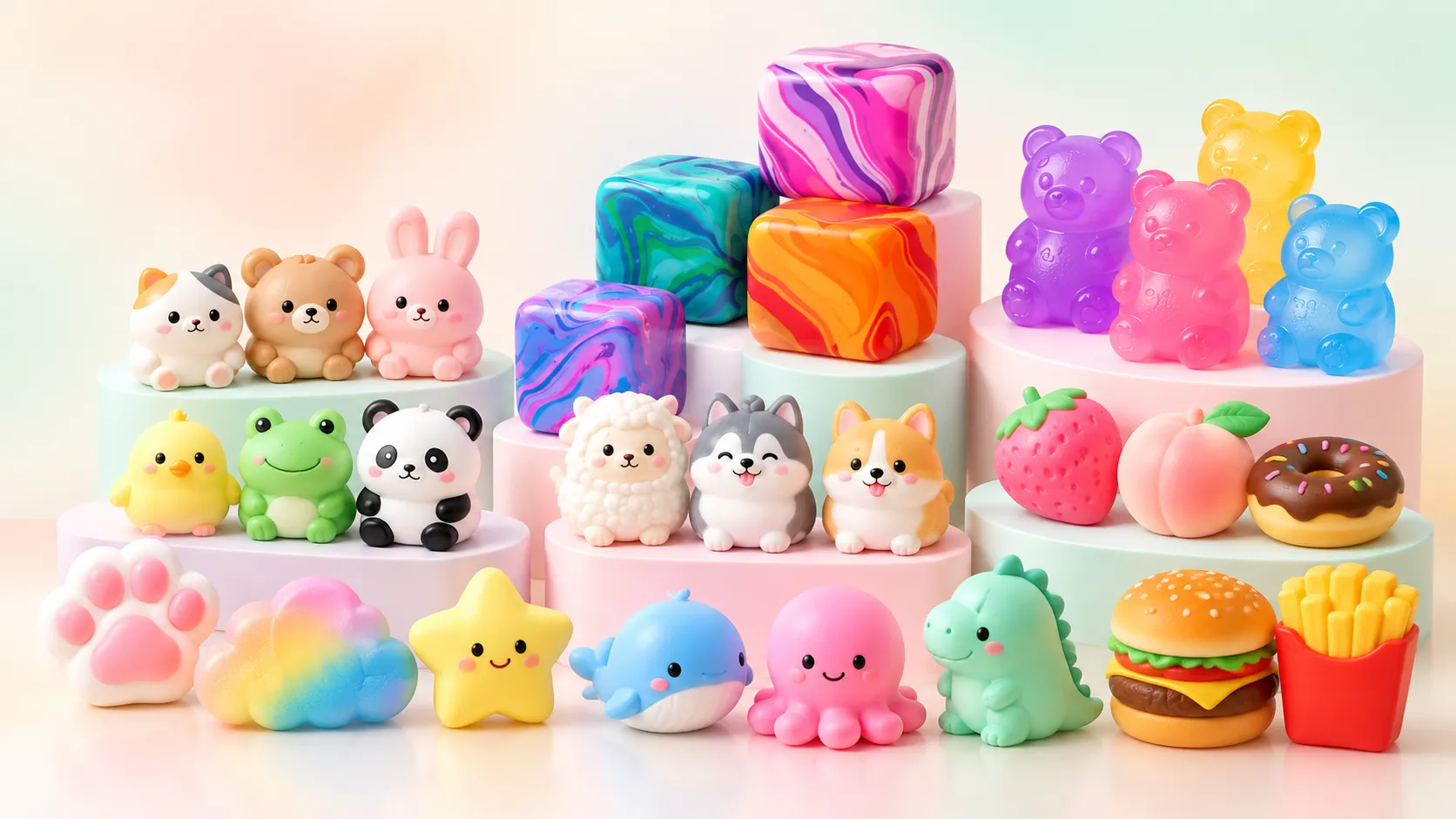 Custom PU Slow-Rising Squishy Collection