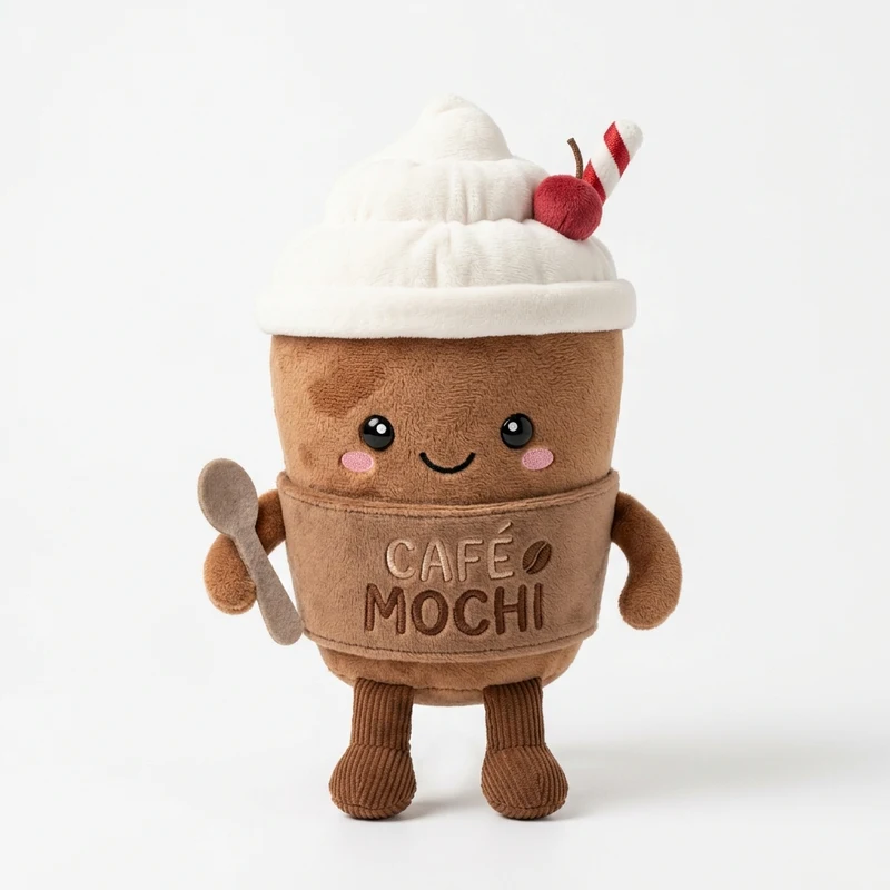 Amuseable Coffee-to-Go Cup Plush Companion with Whipped Cream
