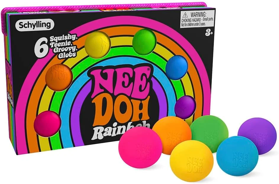 Rainboh Teenie 6-Pack Mini Sensory Globs