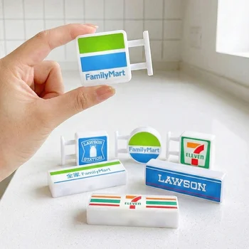 Mini LED Light Box Acrylic Fridge Magnet Luminous Glow in Dark Light up Convenience Store...