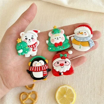 3D Resin Christmas Fridge Magnet Creative Snowman Gift Magnetic Sticker DIY Custom Home...