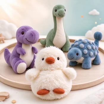 Custom Kawaii Dinosaur Plush Toy Stuffed Animals Plushie Soft Plush Toys T-Rex Brontosaurus...