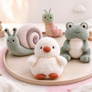 Custom Kawaii Garden Insect Plush Toy Stuffed Animals Plushie Soft Plush Toys Snail...