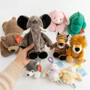 Custom Kawaii Plush Toy Stuffed Animals Plushie Elephant Bear Bunny Dinosaur Tiger Lion Dog...