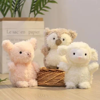Kawaii Pig Owl Lamb Plush Toy Soft Stuffed Animal Doll Custom OEM Plushie Teddy Bear...