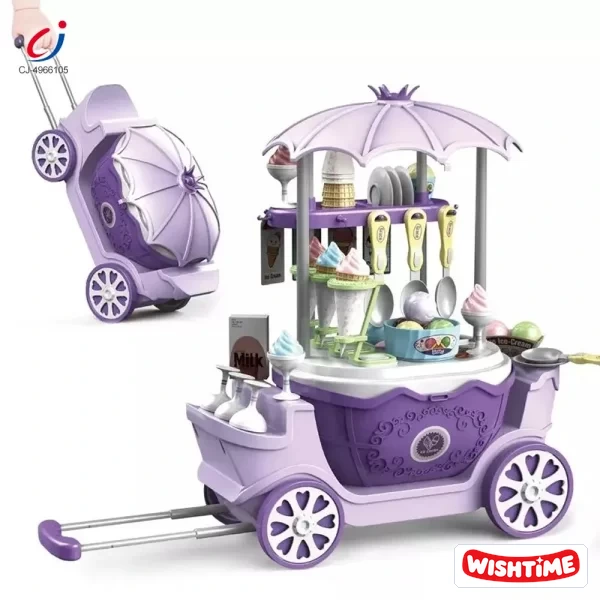 Simulated Ice Cream Princess Cart Toy, Play House Toys – Pretend Play Toys Manufacturer Direct