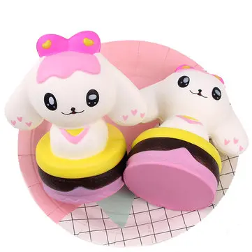 Sanqi Elan® Squishy Princess Dog 15cm Slow Rising Rebound Jumbo Gift Toys With Packaging