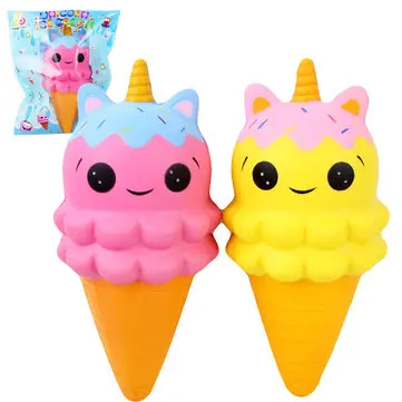 Sanqi Elan® Unicorn Ice Cream Squishy 209CM Licensed Slow Rising With Packaging Collection Gift Soft Toy